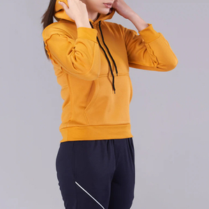 Sweat à capuche pour femme, streetwear d'hiver, imprimé, brodé, personnalisé, de haute qualité, 100% coton, molleton côtelé, pull à poche, couleur unie - Product Image 4