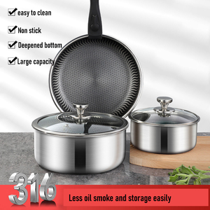 Deep <b>Woks</b> Set With Reliable Cooking Performance Strong Build Quality Comfortable Grip Handles Smooth Interior - Product Image 2