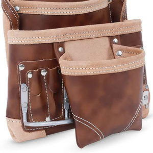 Wholesale Custom Professional 100% High Quality Leather <b>Tool</b> Kit Belt Heavy Duty with Canvas Material <b>Tool</b> Bag - Product Image 5