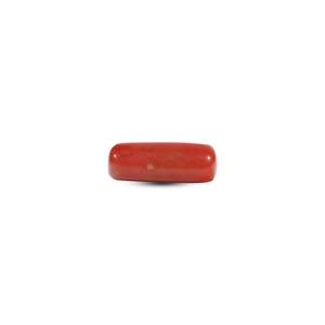 Natural Red Coral Oval Cabochon Loose Gemstone 6.35 Carat for Fine Jewelry - Product Image 3
