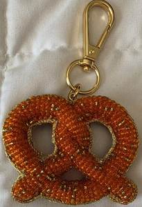 Elegant Beaded Embroidery Keychain with Artistic Pattern for Bags, <b>Purses</b> and <b>Backpacks</b> - Product Image 6