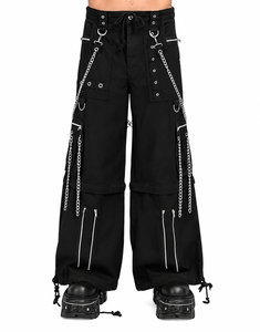 Pantalones de Moda Gótica para Hombre 2026, Unisex, Corte Holgado, Bolsillos Utilitarios, Estilo Alternativo - Product Image 4