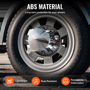 Couvercles d'écrou de roue en ABS avec kit combiné d'outils de couverture d'écrou - Product Image 4