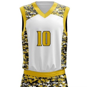 Maillot de basketball personnalisé en gros, uniforme d'équipe sublimé, respirant, séchage rapide, pour jeunes et adultes, vêtements de sport d'extérieur - Product Image 4