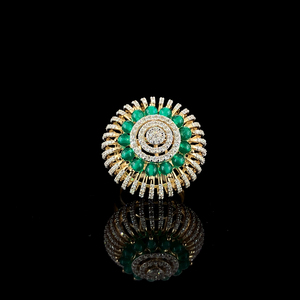 แหวนเพชรทองคำ 14 กะรัต รับรองโดย IGI น้ำหนัก 1.61 กะรัต สี FG ความสะอาด VVS-VS เพชรธรรมชาติทรงบริลเลียนท์ เครื่องประดับหรูหราสำหรับผู้หญิง - Product Image 1