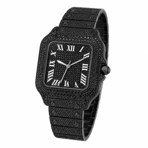 Luxury Rectangle Rhinestone <b>Watch</b> Stainless Steel Band Analog Quartz Women's Timepiece - Product Image 5