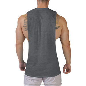 Nouveau été Offre Spéciale marque Gym débardeurs Muscle mode chemise sans manches 100% coton hommes entraînement sport confort hommes gilet décontracté - Product Image 4