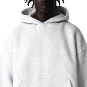 Ensemble de survêtement unisexe gris 2026 à manches longues avec capuche, coupe décontractée, couleur unie, en coton mi-lourd, idéal pour l'automne - Product Image 2