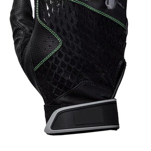 Baseball Batting Gloves Durable <b>Padded</b> Grip Leather Waterproof Split-Finger Hook Loop Closure Customized Color Logo Gloves - Product Image 2