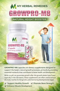 Capsules d'extrait de plantes Growpro M8, extrait botanique en poudre complexe 500mg, 60 capsules, OEM, vente en gros, étiquette privée - Product Image 3
