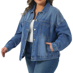 Denim <b>Jacket</b> for Women Long Sleeve Button Down Washed Vintage <b>Western</b> Style Classic Casual Streetwear Jean <b>Jacket</b> for Everyday - Product Image 4