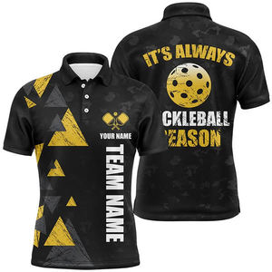 Camiseta de Pickleball Personalizada con Estampado por Transferencia de Calor en 3D, Ropa Deportiva Informal para Hombre y Mujer, Talla Grande, 100% Poliéster - Product Image 3
