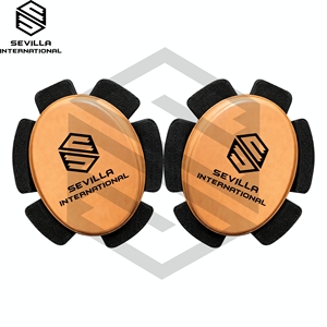 Premium Custom Printed Heavy-Duty Leather Motorcycle Auto Racing <b>Knee</b> Slider High Abrasion & Impact Resistance Long Lasting - Product Image 1