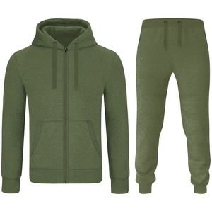 Men's Full Zip Breathable Streetwear <b>Hoodie</b> Tracksuit Set Casual Sportswear Jogger Pants Activewear for Training and Daily Wear - Product Image 6