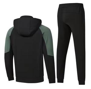 Conjuntos de dos piezas de invierno para hombre, personalizados, de color sólido, informales, con sudaderas con capucha y pantalones deportivos, 2026 - Product Image 2