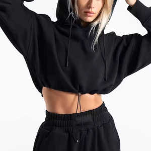 เสื้อฮู้ดดี้ผู้หญิงผู้ชาย ผ้าหนา 300 GSM 450 GSM เนื้อนุ่ม แขนยาว ชุดลำลองสำหรับเล่นกีฬา ใส่สบายๆ กลางแจ้ง อุ่นๆ เสื้อฮู้ดดี้ลำลอง - Product Image 1