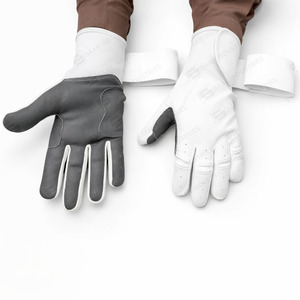 Professional Leather Baseball Batting Gloves With Lightweight Feel And Reinforced Durability For Long Term Sports Use - Product Image 3