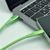 Cable Tipo-C Certificado MFI con Conductor de Cobre Puro, Blindaje Trenzado Metálico, Carga Rápida para iOS y Computadora - Opciones de 1m/3 pies y 10 pies