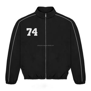 ชุดเสื้อกันลมสำหรับผู้ชายไซส์ใหญ่พิเศษชุดวอร์มเล่นกีฬามีฮู้ดแบบสั่งทำ - Product Image 2