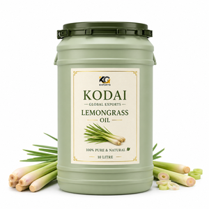 Huile Essentielle de Citronnelle du Tamil Nadu 100% Pure et Naturelle de Qualité Supérieure, Distillée à la Vapeur, pour Aromathérapie et Soin du Visage, par Kodai Global Export - Product Image 1