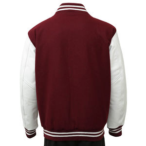 Produit tendance : Vestes universitaires à col rond, impression de logo personnalisée, manches longues, veste de baseball pour hommes - Product Image 2