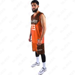 OEM Custom Breathable Uniform Unisex Adult Basketball Jersey Sport <b>Set</b> Plus Size for Unisex Bsci Summer basketball uniform - Product Image 2