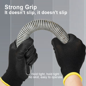 ถุงมือทำงานนีสตา สปอร์ต น้ำหนักเบา ป้องกันไฟฟ้าสถิตย์ ไนลอนเคลือบ PU รองรับหน้าจอสัมผัส ยึดเกาะดีเยี่ยม ป้องกันการบาด ป้องกันการตัด สำหรับช่าง - Product Image 3