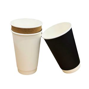 Vaso de Papel Biodegradable, Ecológico, Compostable, Desechable, de Doble Pared, Apto para Alimentos, Impresión Flexográfica Personalizable, Diseño Estrella Luna Vietnamita - Product Image 4