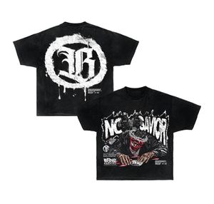 Camisetas Unisex de Algodón 100% de Alta Calidad con Logotipo Personalizado, Estampado en Serigrafía y Bajo con Efecto Desgastado, del Mejor Fabricante de Ropa - Product Image 4