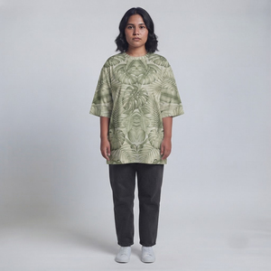 T-shirt décontracté vert clair à col rond et manches courtes pour femme, 100 % coton respirant, avec logo imprimé, idéal printemps-été - Product Image 1