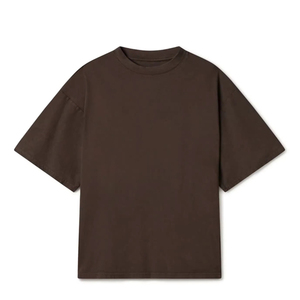 เสื้อยืดผู้ชายถักคุณภาพสูง ทรงโอเวอร์ไซส์ ผ้าฝ้าย 100% เป็นมิตรต่อสิ่งแวดล้อม ต้านเชื้อแบคทีเรีย แห้งเร็ว ระบายอากาศได้ดี ไซส์ใหญ่ รับสั่งทำ - Product Image 1
