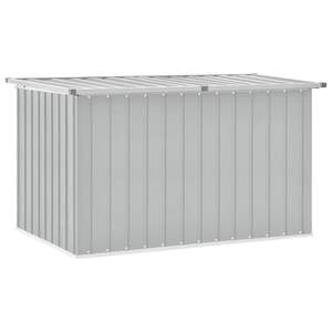 Caja de Almacenamiento Grande de Acero Galvanizado y Plástico Gris para Cobertizos y Almacenamiento - Product Image 2