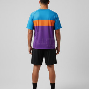 Maillot de gardien de but à manches courtes, respirant, grande taille, anti-humidité, coutures durables, confortable, directement de l'usine - Product Image 2