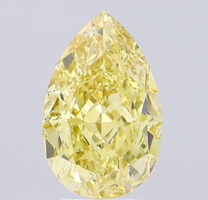 Diamante Cultivado en Laboratorio con Certificación IGI, 4.65 CT, Corte Pera Modificado, Color Amarillo Intenso Fantasía, Claridad VS1, CVD LG 642429218, ROYAL GEMS - Product Image 5