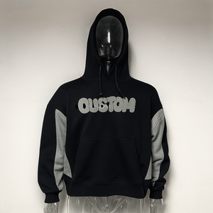 Private Label men's premium cotton hoodie featuring men's relaxed fit hoodie for wholesale men's hoodies supplier - Product Image 6