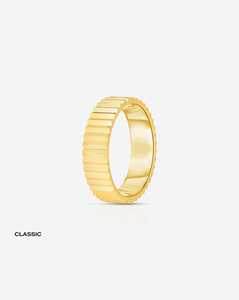 Anillo de Boda de 2mm o 5mm, Oro Sólido de 10k, 14k, 18k, Acanalado, Minimalista, de Lujo, Apilable, para Uso Diario, Joyería Fina para Mujer, Precio de Fábrica - Product Image 5