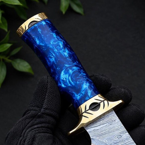 Couteaux Bowie classiques personnalisés avec lame en acier durable, design de manche raffiné et profil traditionnel pour équipement de camping en plein air - Product Image 4