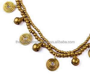 Collar de latón estilo bohemio para mujer Diseño elegante de artesanía de metal inspirado en Anthropologie - Product Image 6