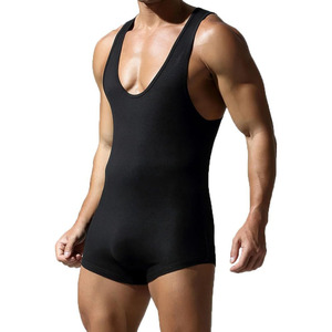 Custom Wrestling Singlets OEM Manufacturer Plain Black Wrestling Uniforms Quick Dry Compression Team Sportswear Wholesale - Product Image 1