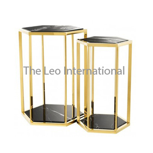 Antique Metal Side <b>Table</b> Antler Base <b>Silver</b> Finished Decorative Classic Luxury Side <b>Table</b> Hot Selling Items - Product Image 5