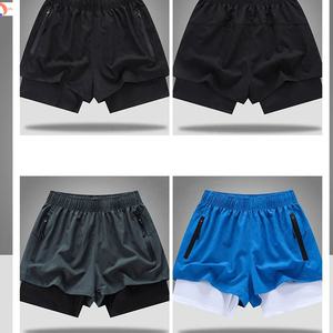Nouveau short de sport athlétique d'été personnalisé Doublure de haute qualité Gym Nylon Polyester Style décontracté Écologique Brodé Solide - Product Image 6