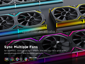 Jungle Leopard Interstellar Building Blocks V2 RS Chasis Fan Interfaz con clip ARGB Light Triple Version - Product Image 4