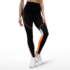 Women's High Waist Seamless Soft Yoga <b>Leggings</b> <b>with</b> Side <b>Pocket</b> Stretch Workout Running Fitness Activewear Training Pants - Product Image 1