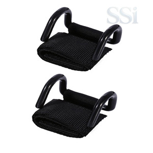 Crochets de musculation antidérapants avec sangles de soutien pour les poignets, poignées rembourrées pour la musculation, équipement d'entraînement de force - Product Image 5