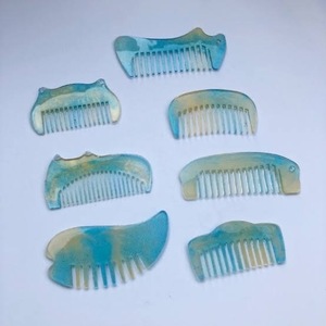 Peine de Resina Profesional para Barbería, Estilo Salón, Ecológico, Decoración DIY, Alta Calidad, Forma Personalizada ILAHI, Arte Folclórico - Product Image 1