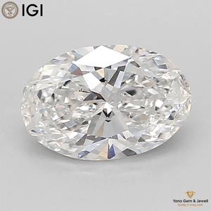 เพชร CVD ทรงรี 1.00 กะรัต สี F ความสะอาด VVS1 พร้อมใบรับรอง IGI ผลิตเพื่อการสั่งทำพิเศษ - Product Image 1