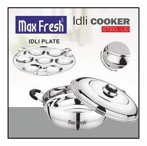 Casserole vapeur en acier inoxydable 6L à 3 niveaux pour cuisinière à gaz et à induction, écologique, lavage à la main uniquement - Product Image 3