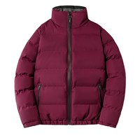 Vestes matelassées unisexes légères et isolées pour l'hiver, résistantes à l'eau, couleur et taille personnalisées, fabrication sur mesure, fourniture d'usine