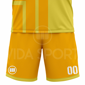 High Quality <b>Soccer</b> Uniform Custom Design Jersey Shorts Set Sublimation Teamwear Half Front Moisture-Wicking Unisex OEM Service - Product Image 6