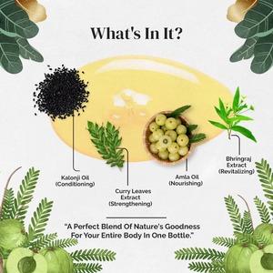 Polvo Estimulante del Crecimiento del Cabello Natural, Mezcla Herbal con Extracto de Amla, Brahmi, Hibisco y Moringa para el Cuidado del Cuero Cabelludo y Nutrición del Cabello - Product Image 5